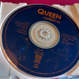 Queen Live at Wembley '86 CD Giapponese