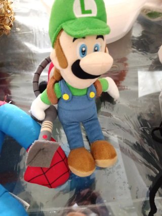 Peluche Spiderman y Luigi