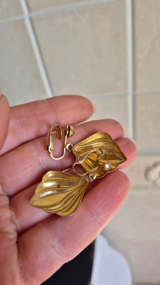 Orecchini vintage dorati