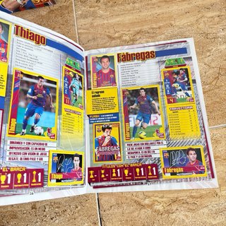 Lote Álbumes Cromos Fútbol Panini messi ronaldo