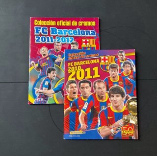 Lote Álbumes Cromos Fútbol Panini messi ronaldo