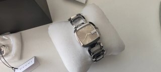 Orologio Gucci Donna Quadrato Argento Marrone