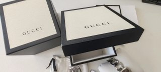 Orologio Gucci Donna Quadrato Argento Marrone