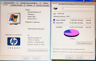 Portatile HP Compaq nx6310 Nero