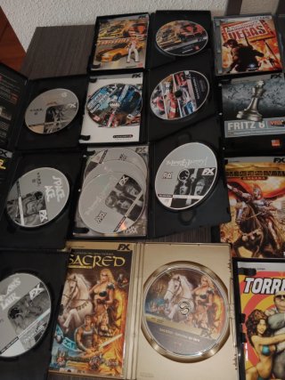Lote 11 Juegos PC FX