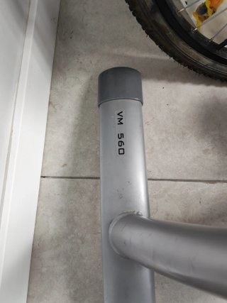 Bicicleta Estática Gris y Naranja
