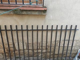 Reja de ventana metálica