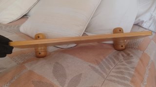 Accessorio bagno: Mensola in legno massello per bagno