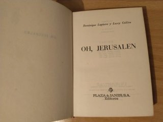 Oh  Jerusalén