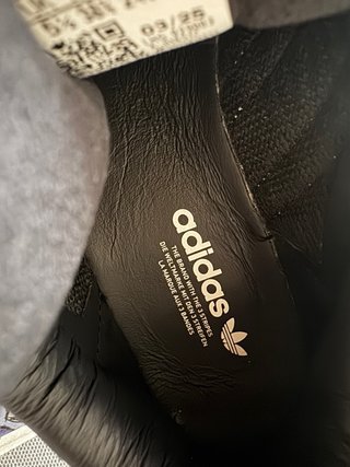 Adidas Samba Negras Goma Marrón Talla 38 2/3