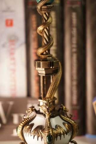 Leggio Albus Dumbledore con candele - Harry Potter