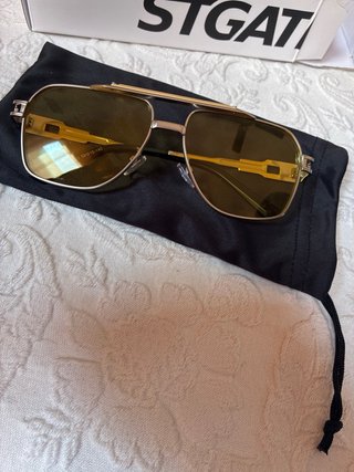 Gafas anti deslumbramiento amarillas, con caja,