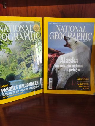 Gran lote de Revistas Y DVDs National Geografic.