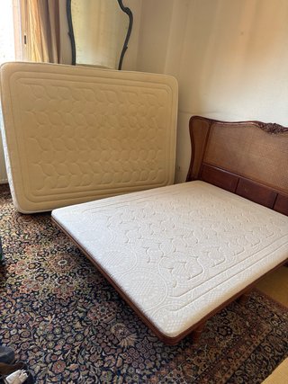 Somier Aspol  como nuevo y colchón Aspol 135x180cm