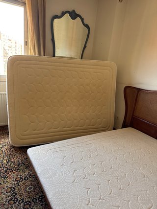Somier Aspol  como nuevo y colchón Aspol 135x180cm