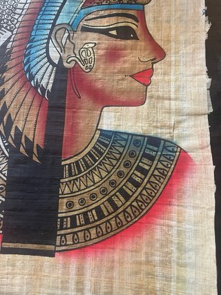 Splendido papiro Egiziano vintage 33x45 cm