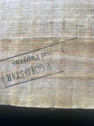 Splendido papiro Egiziano vintage 33x45 cm