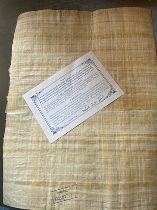 Splendido papiro Egiziano vintage 33x45 cm