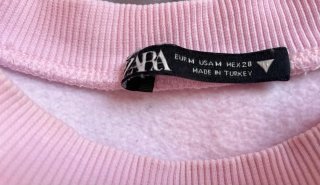 Conjunto chándal Zara rosa algodón