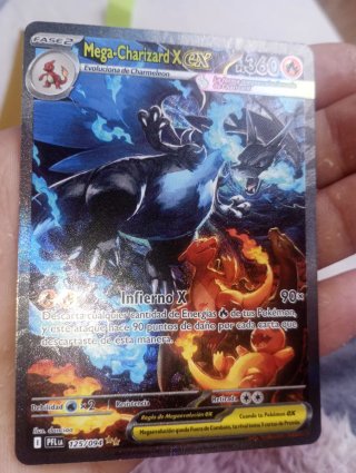 Carta Pokémon Mega Charizard X EX 125/094