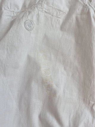 Blusa antigua de estilo  eduardiano puro algodon
