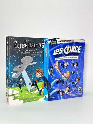 2 libros. Futbolisimos y los 11