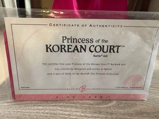 Barbie Princesa de la Corte Coreana