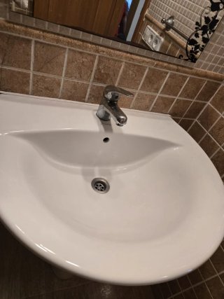 Lavabo y bidé de porcelana,se venden con monomando