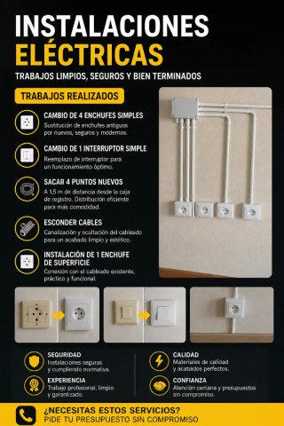 Enchufe de superficie/instalacion