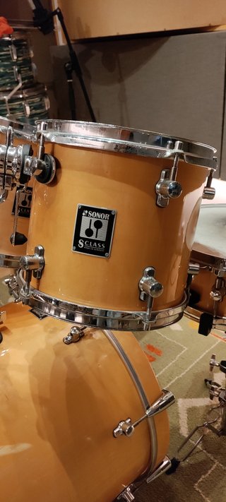 Bateria Sonor S-Class + Fundes rigides