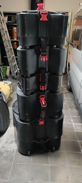 Bateria Sonor S-Class + Fundes rigides