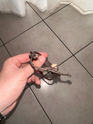Bracciale Uomo Pelle Marrone fatto a mano