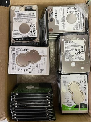 5 Hard Disk 2.5 500GB Ricondizionati Varie Marche