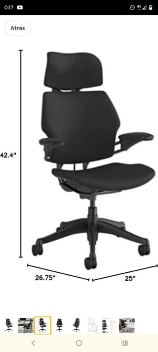Silla Ergonómica Alta Gama Humanscale