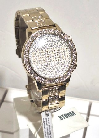 Reloj STORM Omni LED Chapado Oro 21k