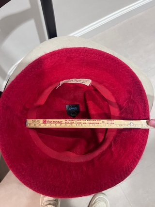 Cappello Kangol vintage anni '50 con piume