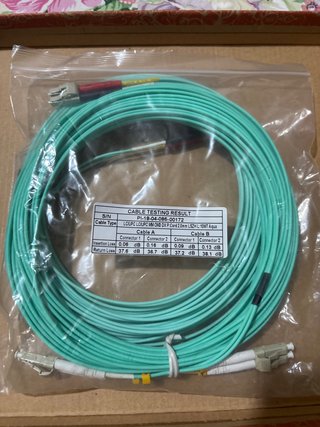 Cable Fibra Óptica LC/UPC MM DX P.Cord 10M