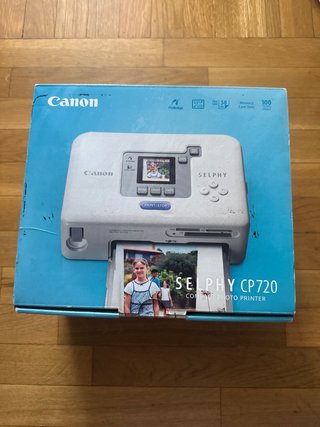 Impresora Canon SELPHY CP720 + Papel Fotográfico