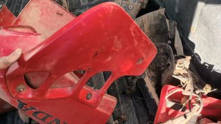 Plásticos Depósito Honda CRM 75 Originales