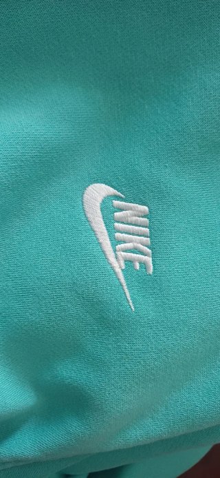 Sudadera Nike con capucha color verde azulado