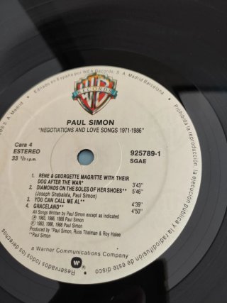 Vinilo LP Paul Simon - Negotiations And Love Songs