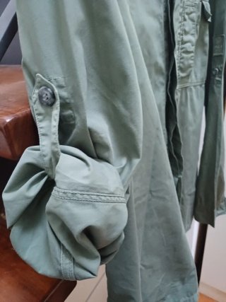 Camicia uomo stile militare verde