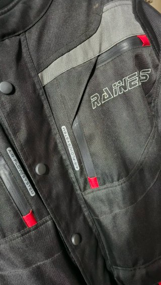 Chaqueta Moto (Hombre) Rainers Duna Negra/Gris