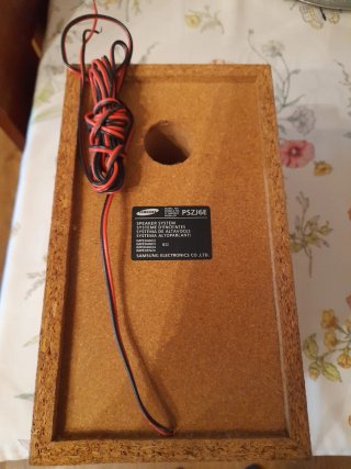 Altavoces Plata y Madera