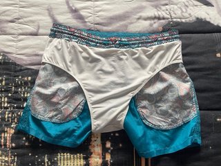 Costume da bagno blu/verde acqua