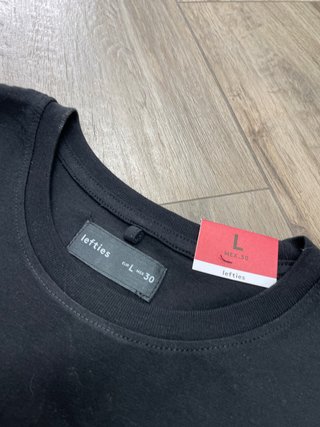Camiseta LeftiesNegra Talla L El Último de la Fila