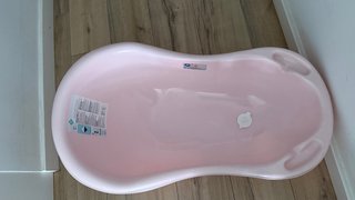Bañera bebé rosa