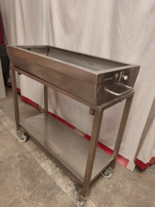 Barbacoa acero inoxidable cubeta profunda
