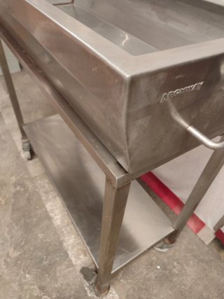 Barbacoa acero inoxidable cubeta profunda