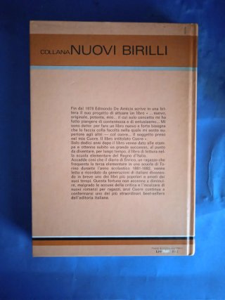 Cuore De Amicis Libro Nuovi Birilli